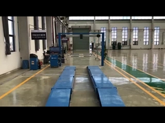 Real case with 3D wheel aligner +scissor lift + double plate side slip + axle load tester + brake ro