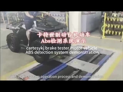 cartesykj brake tester motor vehicle ABS detection system demonstration