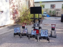 Cartesykj Portable movable 3D wheel alignment for both car & truck 3 camera technology