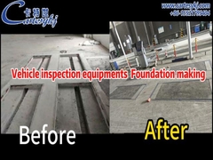 Cartesykj Vehicle inspection equipments foundation making before and after