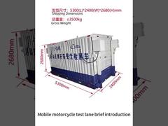 Cartesykj Mobile motorcycle test lane facility