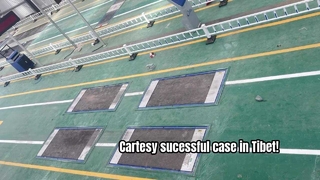 Tibet Leiwuqi City case !Cartesy Successfully Installs Comprehensive Vehicle Inspection Line in High