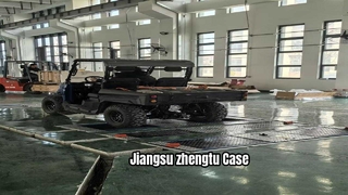 Cartesy sucessfully installed full set  ATV inspection equipments for Jiangsu Zhengtu ATV Manufactue