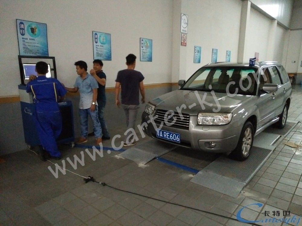 220V Voltage Ultra Flat Plate Test Line for Cars Brake Test Load Test Sideslip