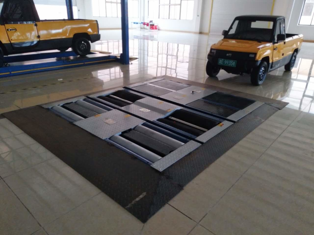 CTGT-3-3C Roller Trinity Vehicle Test Line Roller Vlt Brake Tester With Axle Load Double Plate