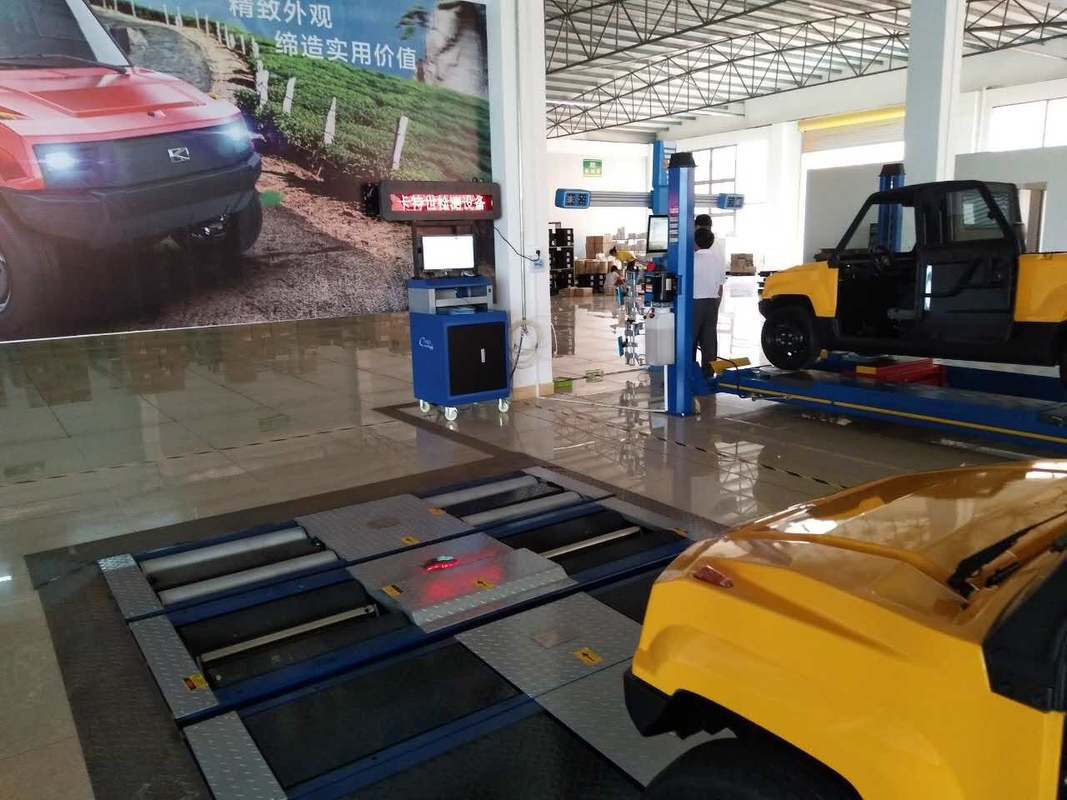 CTGT-3-3C Roller Trinity Vehicle Test Line Roller Vlt Brake Tester With Axle Load Double Plate