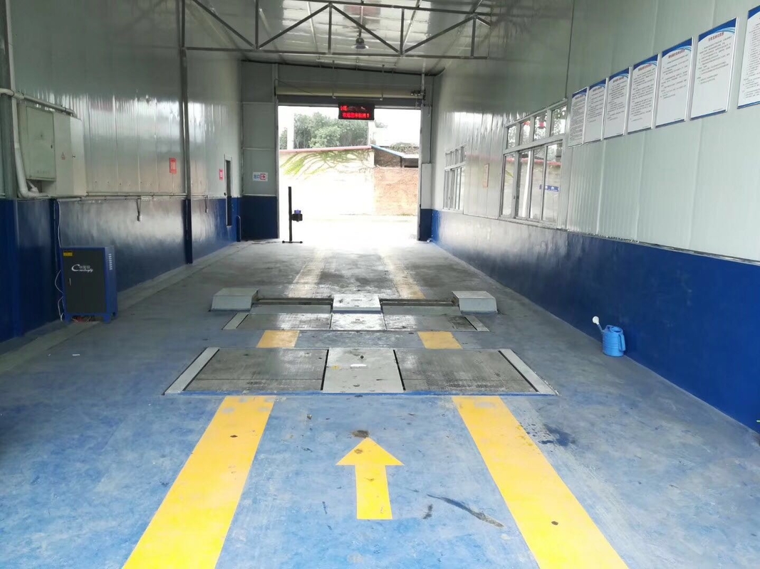 CTGT-3-3C Roller Trinity Vehicle Test Line Roller Vlt Brake Tester With Axle Load Double Plate