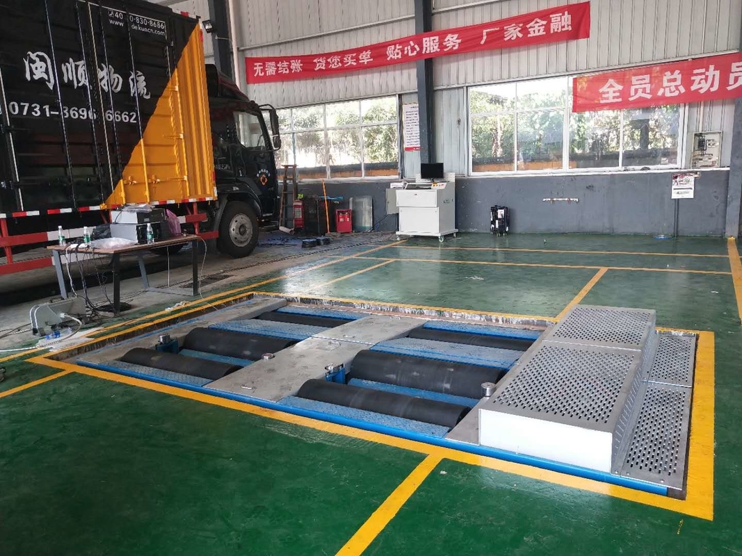 CTDCG-14 Three Axle Six Roller Vehicle Chassis Dynamometer Automotive Dyno Horse Power Machine