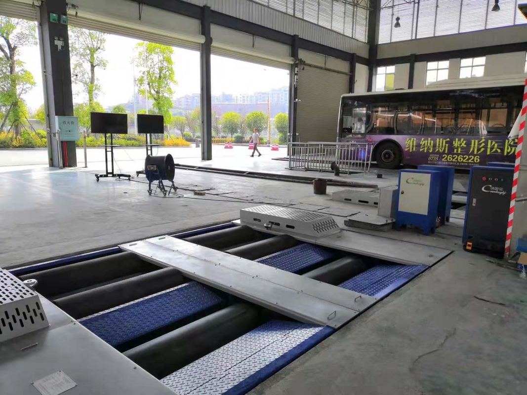 CTDCG-14 Three Axle Six Roller Vehicle Chassis Dynamometer Automotive Dyno Horse Power Machine