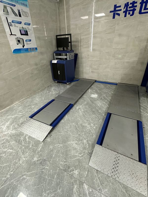 Car Test Line Vehicle inspection equipment  test the brake force 4CTPB-3-4 Ultra flat plate brake tester