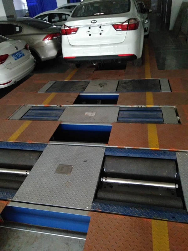 CTGT-3-4B 4-In-1 Vehicle Test Line Roller Brake Tester With Axle Load Double Plate Sideslip Tester Suspension Test