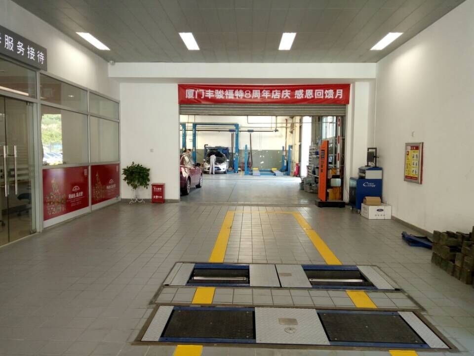 CTGT-3-3B  3 In 1Vehicle Test Line Double Plate Mobile Roller Brake Tester 3000kg Sideslip Tester