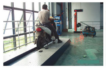 CTMT-750 2 Wheel Motorcycle Vehicle Test Line  Vehicle Motorcycle Test Line For Testing Station
