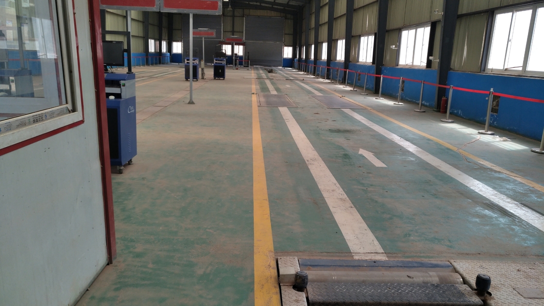 Layout Of Testing Workshop For Light Duty Vehicle Performance Testing Test Line For Test Station