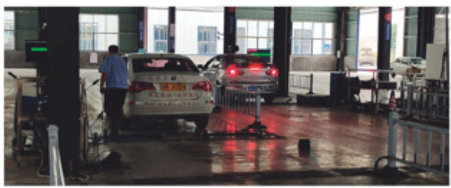 CTVMS-3 Simple Vehicle Test Line  Transient Car Exhaust Gas Tester For Light Gasoline Vehicles
