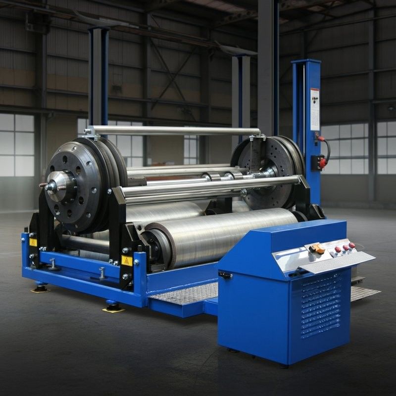 Portable Movable Truck Roller Brake Tester For 4WD Vehicles 10T Capacity Vehicle Test Line Vehicle Inspection Equipments