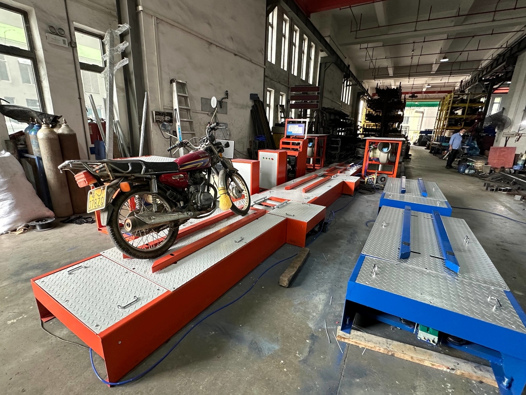 CTMT-300B  Customized Comprehensive Motorcycle Tester with three 3000-watt cooling fans specifically designed to operate underground