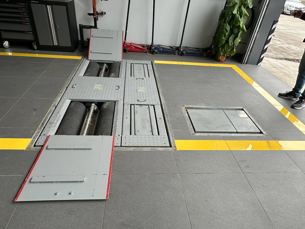 Vehicle Test Line Combo Roller 4 In 1 Vehicle Test Line with Innovative Brake Bench Cover Design