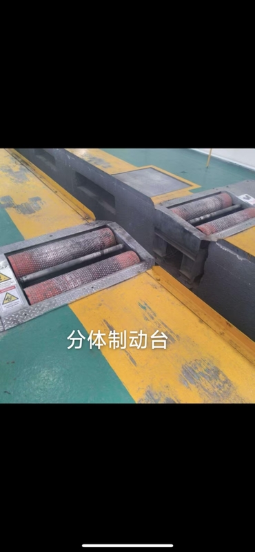 Vehicle Inspection Equipment Roller Brake Tester  4T  Roller Brake Opposite Force Tester With Axle Load Brake  Testing