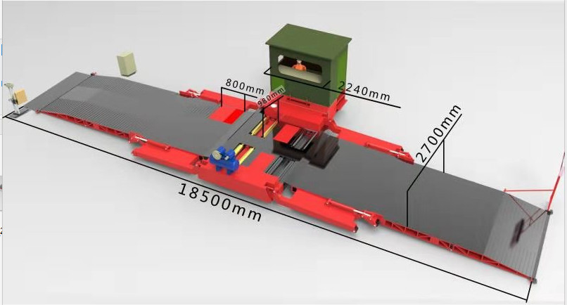 Cartesykj  Mobile Vehicle Safety Test Line Mobile Vehicle inspection facility  for both car& truck