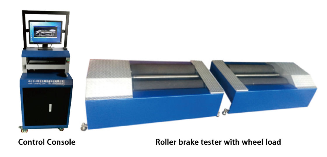 Truck Roller Brake Tester Belt  Vehicle Inspection Equipment 4t Load Capacity CTFZ-3B Lifting Testing Machine