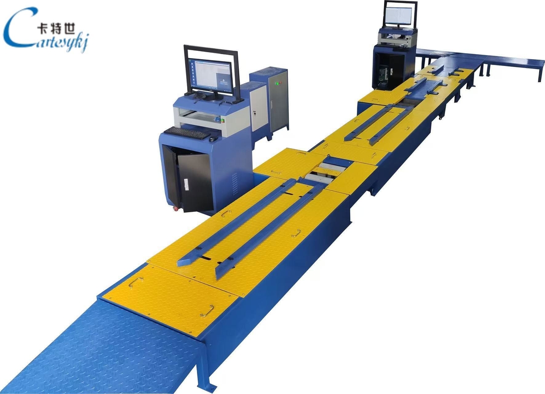 2-wheeled Motorcycles Centralized Testing Line Include Brake Force Axle Load Speedometer Clamping Wheel Alignment Headlight Tester Noise Meter
