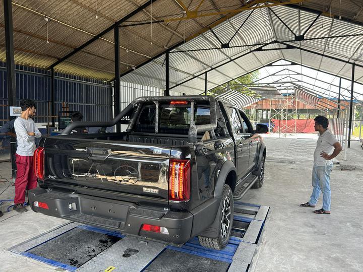 5-in-1 Roller Brake Tester with 4000kg Max Axle Load Patented Sanding Roller and Industrial Control Computer