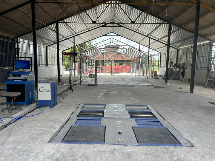 5-in-1 Roller Brake Tester with 4000kg Max Axle Load, Dual Plate Side Slip, and Industrial Control Computer for Vehicle Test Line