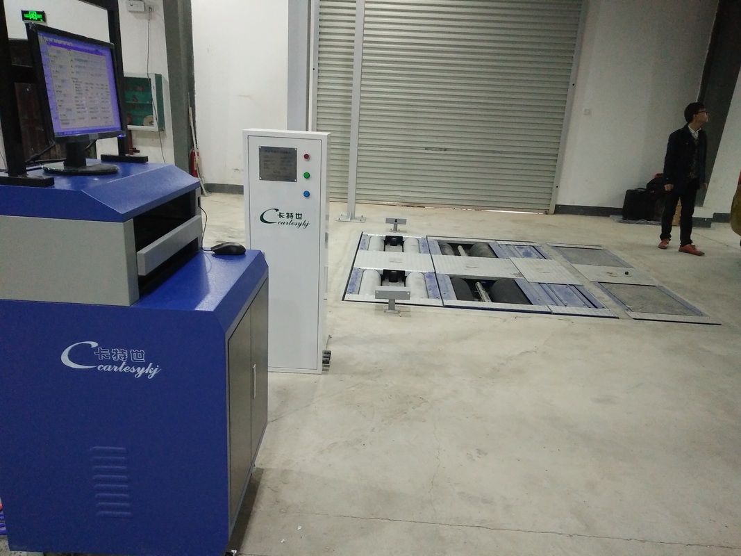 5-in-1 Roller Brake Tester with 4000kg Max Axle Load, Dual Plate Side Slip, and Industrial Control Computer for Vehicle Test Line