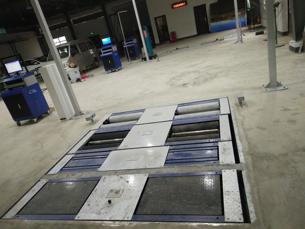 5-in-1 Roller Brake Tester with 4000kg Max Axle Load, Dual Plate Side Slip, and Industrial Control Computer for Vehicle Test Line