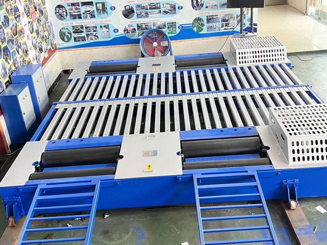 CTDCG-3-4WD  4WD Car Vehicle Test Lane Vehicle Chassis Dynamometer horse power machine  one eddy current 1000hp  one free roller