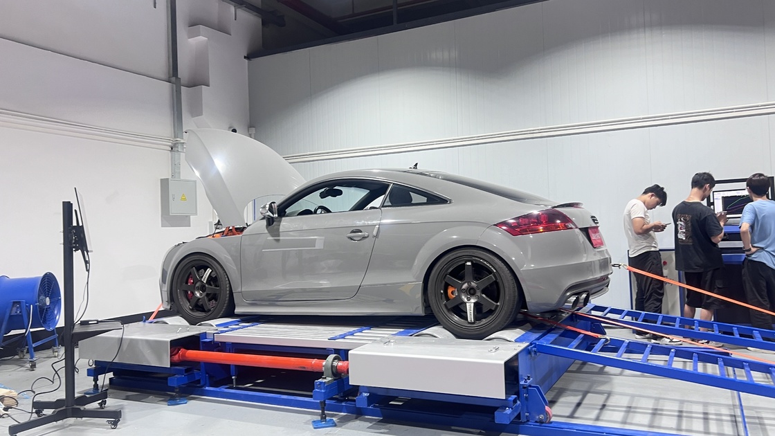 CTDCG-3-4WD  4WD Car Vehicle Test Lane Vehicle Chassis Dynamometer horse power machine  one eddy current 1000hp  one free roller