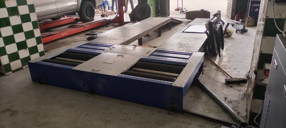 Vehicle Test Line Combo Roller 4 In 1 Vehicle Test Line with Innovative Brake Bench Cover Design