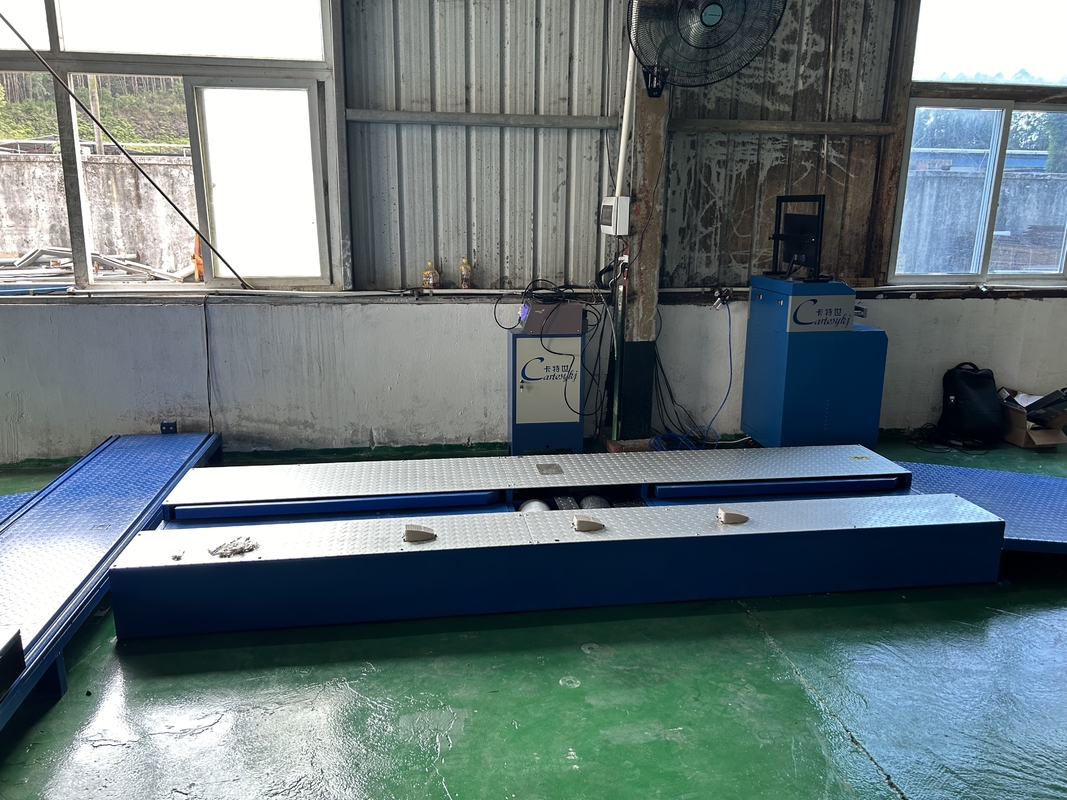 Cartesykj 2 wheeled motorcycle centralized testing bench motorcycle test line vehicle inspection equipments  750KG capacity