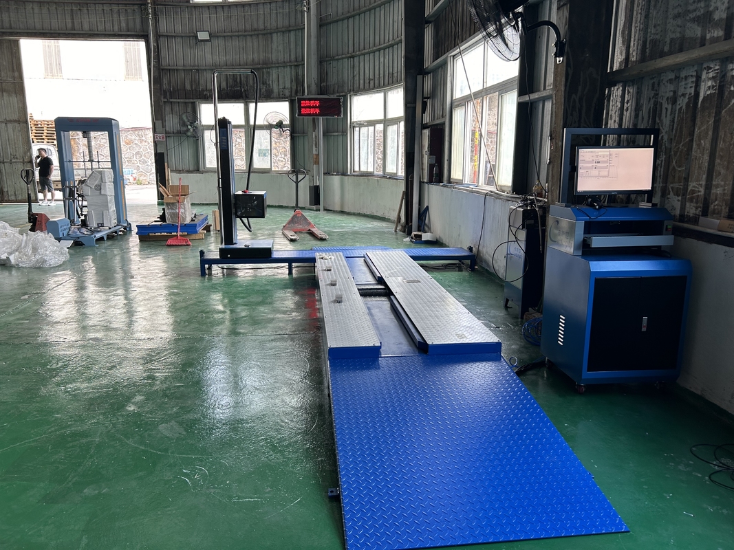 Cartesykj 2 wheeled motorcycle centralized testing bench motorcycle test line vehicle inspection equipments  750KG capacity