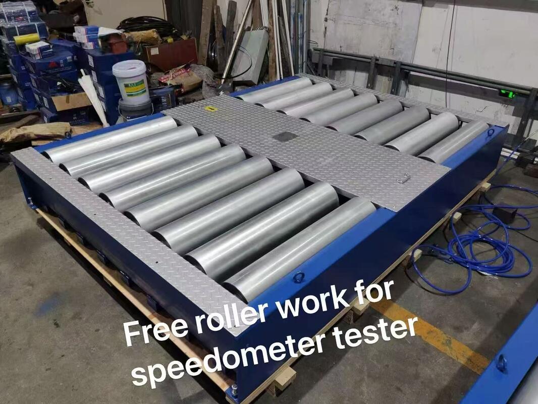 Cartesy Pneumati CTZG-15 Free Roller for Vehicle Inspection Equipment with 15T Capacity, Corrosion Resistant and Pneumatic Locking