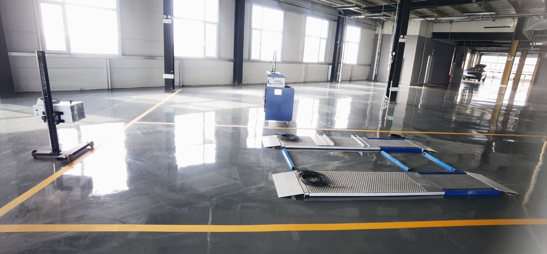 4T Capacity Ultra Flat Plate Brake Tester for Truck with 10000kg Max Axle Weight