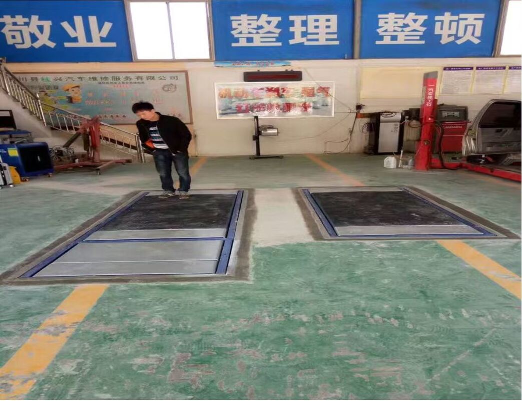 Cartesykj Luxury flat brake tester 3T 10T 15T  Vehicle inspection equipment vehicle test lane   2CTHPB-13 with side slip suspension  axle load brake tester 