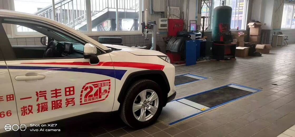 Cartesykj Luxury flat brake tester 3T 10T 15T  Vehicle inspection equipment vehicle test lane   2CTHPB-13 with side slip suspension  axle load brake tester 