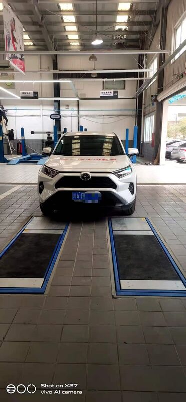 Cartesykj Luxury flat brake tester 3T 10T 15T  Vehicle inspection equipment vehicle test lane   2CTHPB-13 with side slip suspension  axle load brake tester 