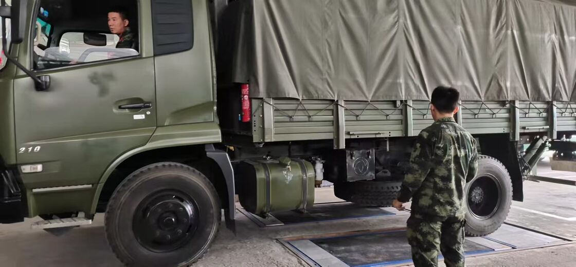 Cartesykj Luxury flat brake tester 3T 10T 15T  Vehicle inspection equipment vehicle test lane   2CTHPB-13 with side slip suspension  axle load brake tester 