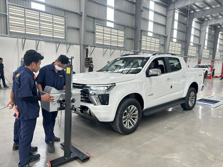 Cartesy brand CTGT-3-3C Roller Trinity Vehicle Test Line Roller  Brake Tester With Axle Load Single Plate side slip tester for light vehicles