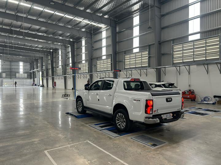 Cartesy brand CTGT-3-3C Roller Trinity Vehicle Test Line Roller  Brake Tester With Axle Load Single Plate side slip tester for light vehicles