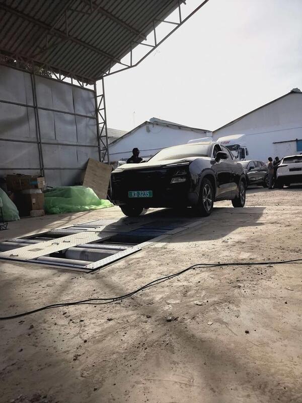 Cartesy brand Kenya case  5-in-1 Roller Brake Tester with 4000kg   Axle Load side slip speedometer suspension tester 