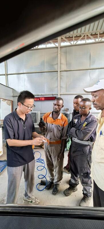 Cartesy brand Kenya case  5-in-1 Roller Brake Tester with 4000kg   Axle Load side slip speedometer suspension tester 