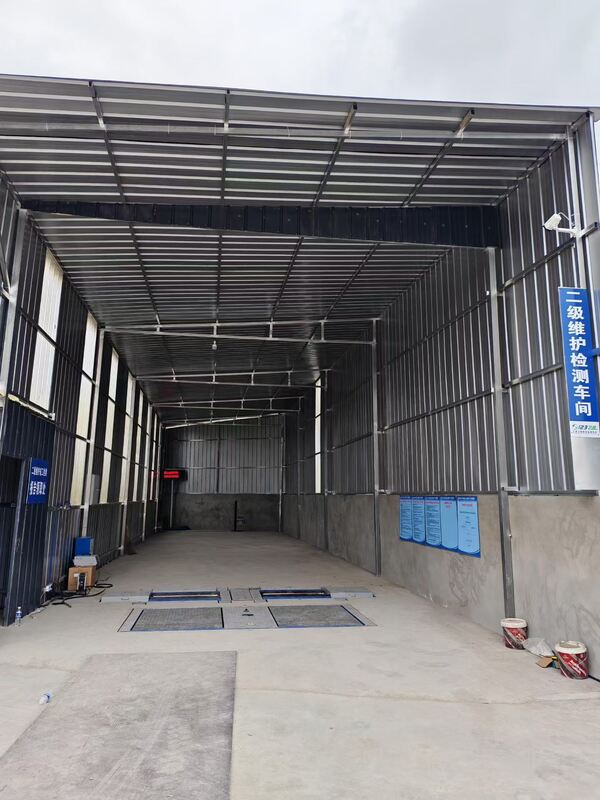 Cartesy truck test lane for repair shop Automobile Roller Brake Tester Forces With Axle Load dual plates side slip tester  10T capacity