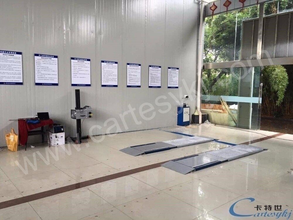 220V Voltage Ultra Flat Plate Test Line for Cars Brake Test Load Test Sideslip