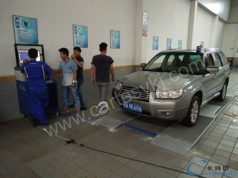 220V Voltage Ultra Flat Plate Test Line for Cars Brake Test Load Test Sideslip