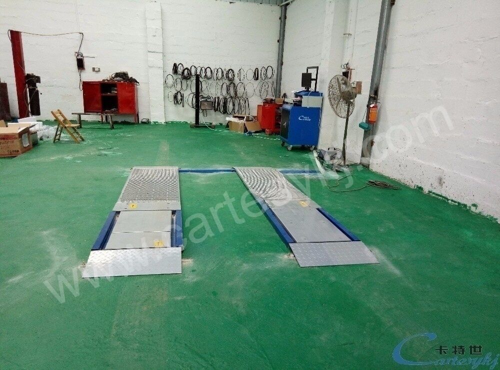220V Voltage Ultra Flat Plate Test Line for Cars Brake Test Load Test Sideslip