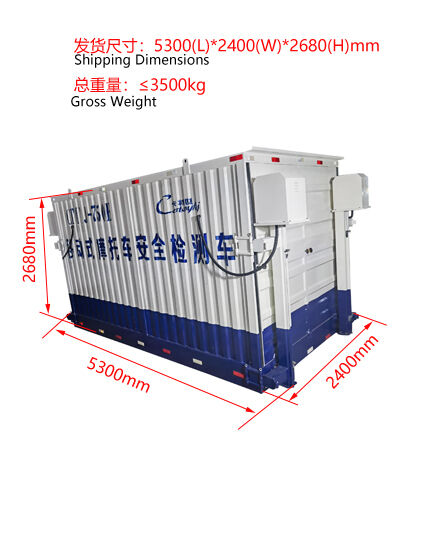 Cartesykj  Mobile Motorcycle test line facility Safety Test Line 700kg Load CTMYJ-750B Mobile Test Station